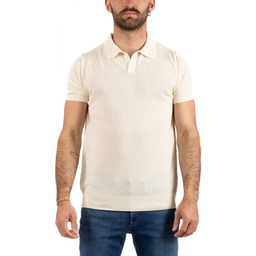 Vêtements Homme T-shirts & Polos Daniele Alessandrini T-SHIRT HOMME Beige