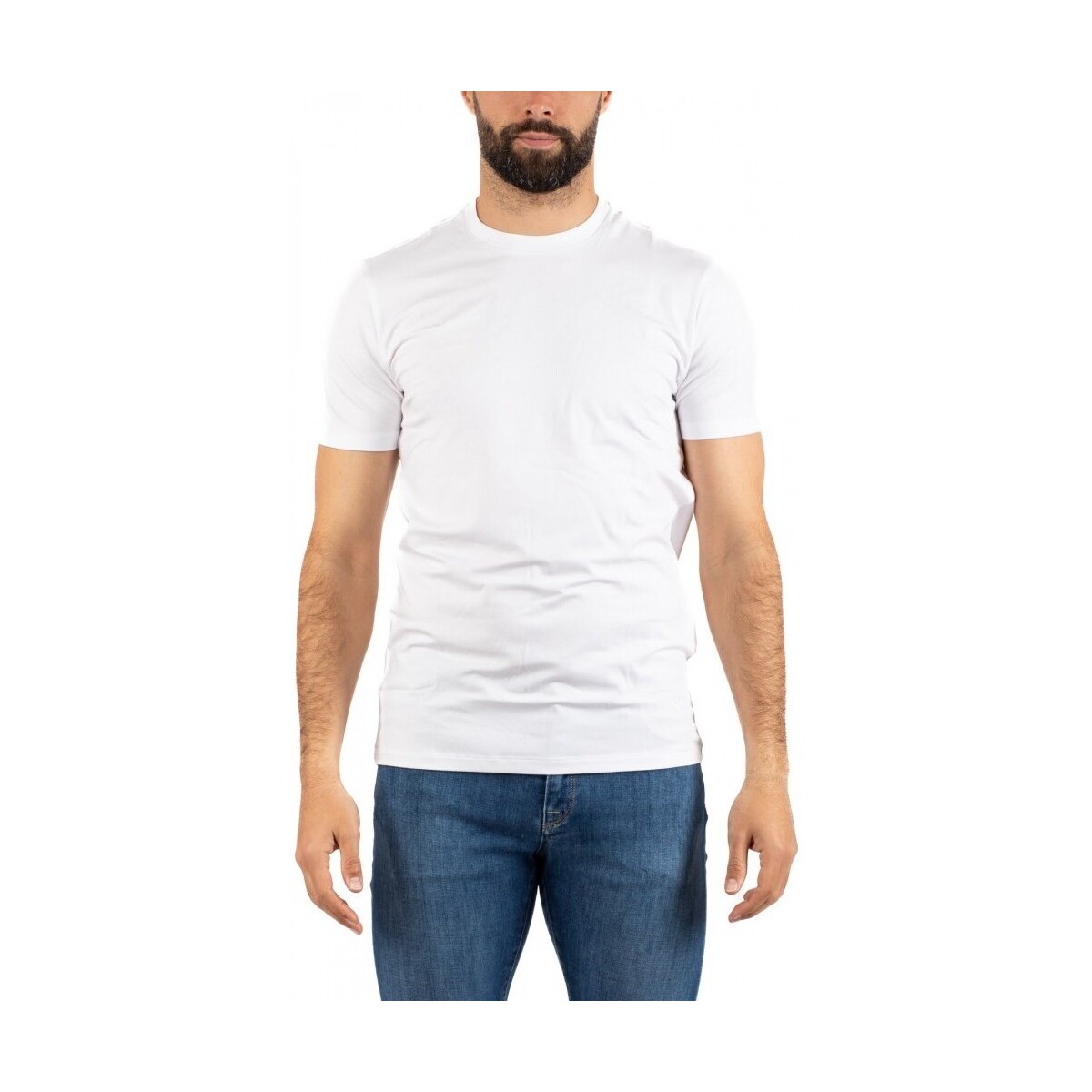 Vêtements Homme T-shirts & Polos Emporio Armani T-SHIRT HOMME Blanc