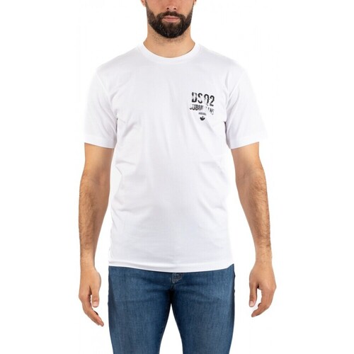 Vêtements Homme T-shirt Heavy Rock Iron Dsquared T-SHIRT  HOMME Blanc