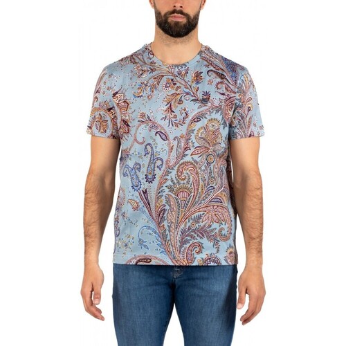 Vêtements Homme T-shirts manches courtes Etro T-SHIRT HOMME Bleu