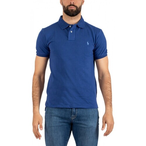 Vêtements Homme T-shirts & Polos Ralph Lauren POLO HOMME Bleu