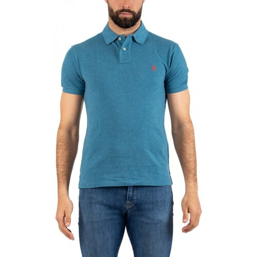 Vêtements Homme T-shirts & Polos Ralph Lauren POLO HOMME Bleu