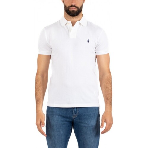 Vêtements Homme T-shirts & Polos Ralph Lauren POLO HOMME Blanc