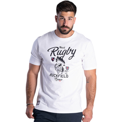 Vêtements Homme Newlife - Seconde Main Ruckfield Tee-shirt col rond Blanc