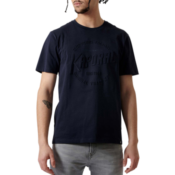 Vêtements Homme T-shirts manches courtes Kaporal T-shirt coton biologique col rond Bleu