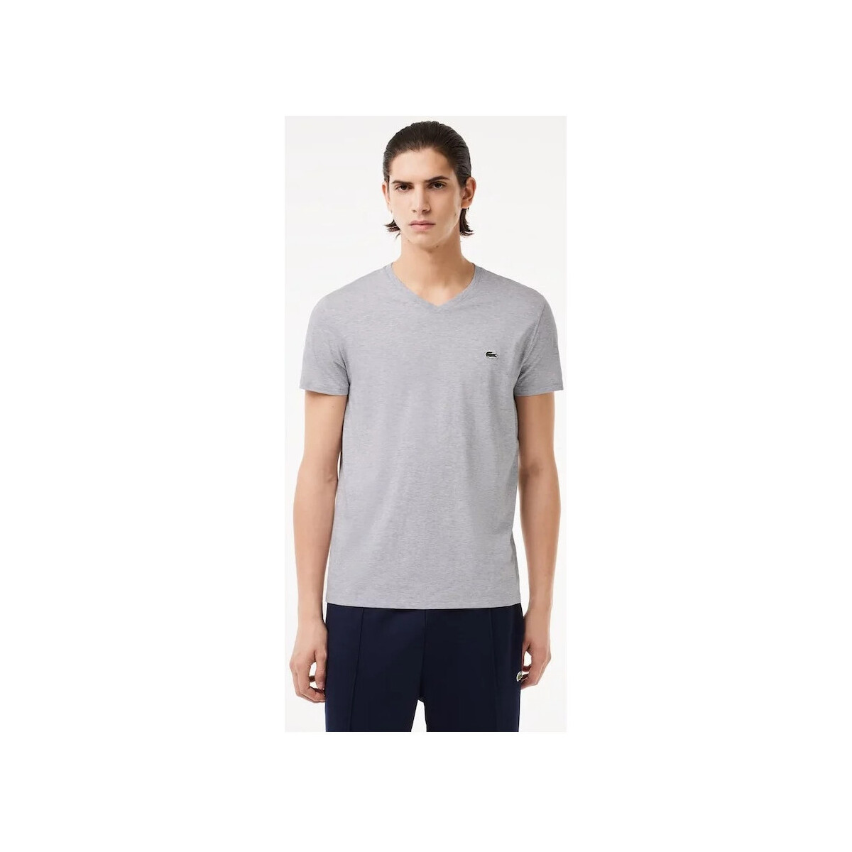 Vêtements Homme T-shirts manches courtes Lacoste TEE SHIRT Gris