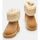 Chaussures Femme Boots Bubblegummers Bottines pour fille en cuir velours Beige
