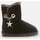 Chaussures Femme Boots Bata Bottines pour fille en cuir velours Noir