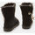 Chaussures Femme Boots Bata Bottines pour fille en cuir velours Noir