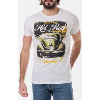 Vêtements Homme T-shirts & Polos Hopenlife T-shirt col rond manches courtes HOT blanc