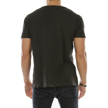 Hopenlife T-shirt manches courtes col V AGUMON noir