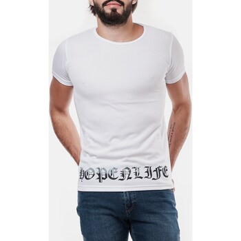 Vêtements Homme T-shirts & Polos Hopenlife T-shirt manches courtes CASSIUS blanc