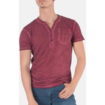 Vêtements Homme T-shirts & Polos Hopenlife T-shirt manches courtes col V POTORK rouge