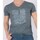 Vêtements Homme T-shirts & Polos Hopenlife T-shirt manches courtes col V PRORA gris anthracite