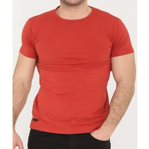 Vêtements Homme T-shirts & Polos Hopenlife T-shirt manches courtes col rond KABOT bordeaux