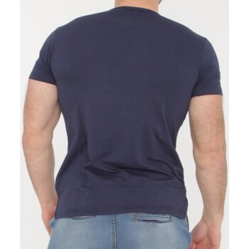 Hopenlife T-shirt manches courtes col rond KABOT bleu marine