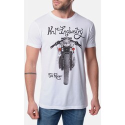 Vêtements Homme T-shirts & Polos Hopenlife T-shirt manches courtes CAFE blanc