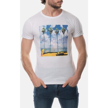 Hopenlife T-shirt coton manches courtes col rond JIRAYA blanc