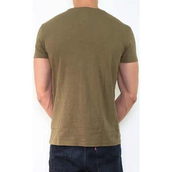 Hopenlife T-shirt manche courte col rond SAGAT vert kaki