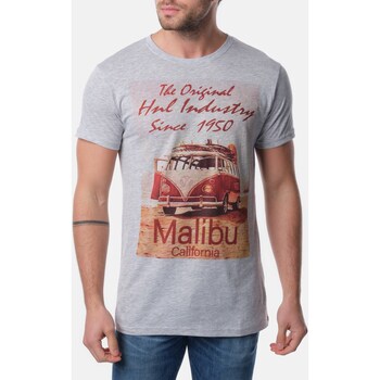 Vêtements Homme T-shirts & Polos Hopenlife T-shirt manches courtes CALIFORNIA gris