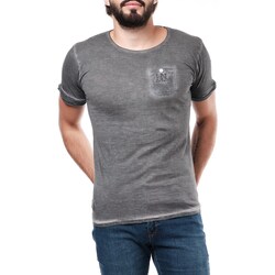 Vêtements Homme T-shirts & Polos Hopenlife T-shirt manches courtes AMARY bleu gris