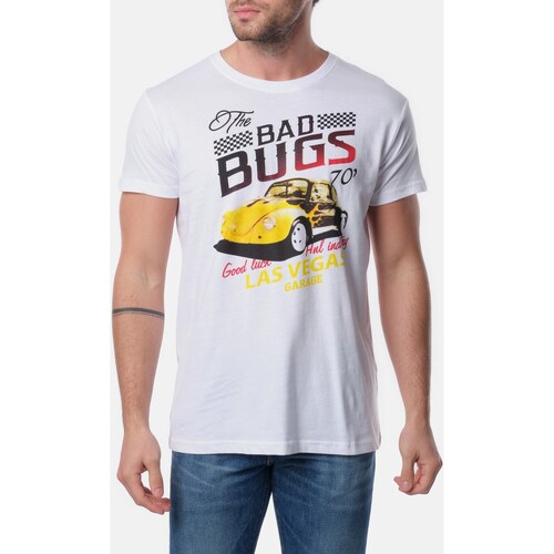 Vêtements Homme T-shirts & Polos Hopenlife T-shirt manches courtes BABIDI blanc