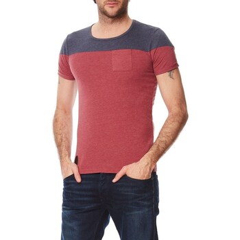 Vêtements Homme T-shirts & Polos Hopenlife T-shirt coton manches courtes col rond CELISIOL bordeaux