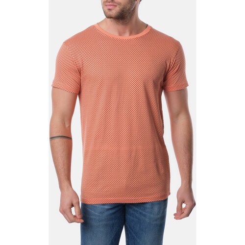 Vêtements Homme T-shirts & Polos Hopenlife T-shirt manches courtes AOMINE corail