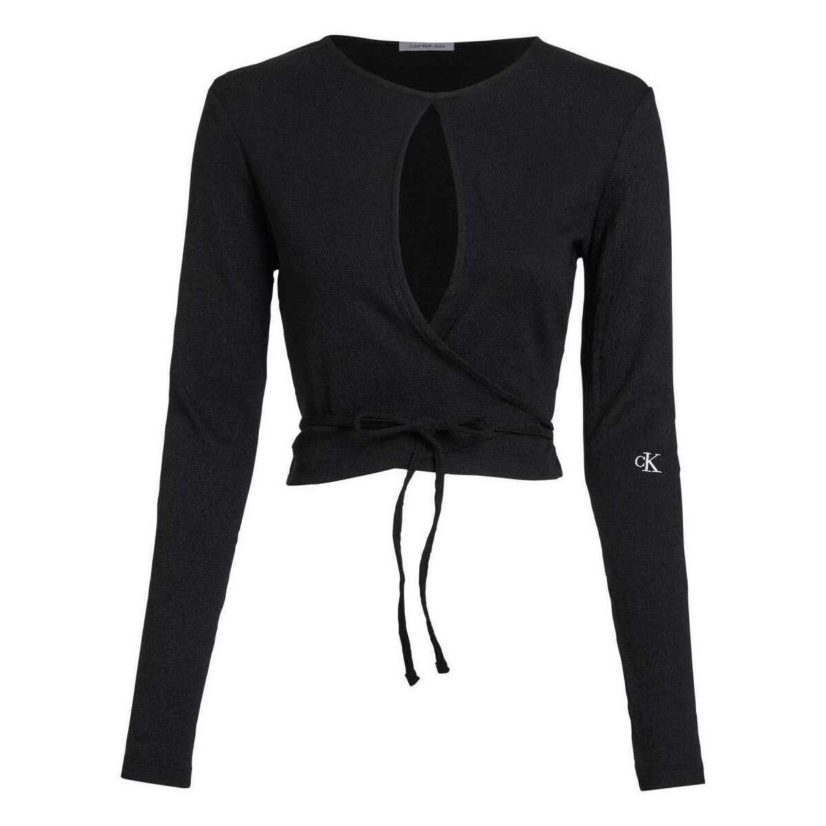 Vêtements Femme Tops / Blouses Calvin Klein Jeans 160848VTPE24 Noir