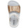 Chaussures Fille Sandales et Nu-pieds Geox SANDALE FILLE  VELCRO LIGHTFLOPPY WHITE/GOLD Blanc