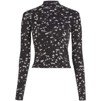Vêtements Femme Zebra Hooded Sweatshirt Calvin Klein Jeans 160844VTPE24 Noir