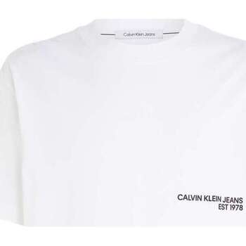 Vêtements Homme T-shirts Jackets courtes Calvin Klein Jeans 160863VTPE24 Blanc
