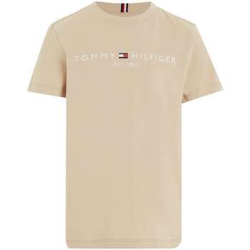 Vêtements Garçon T-shirts manches courtes Tommy Hilfiger 163001VTPE24 Beige