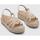 Chaussures Femme Espadrilles MTNG 51261 Doré