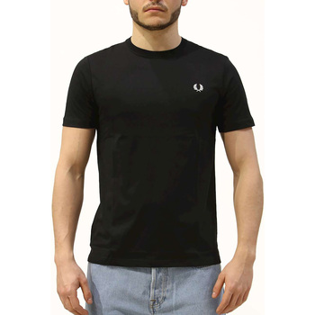 Vêtements Homme Running / Trail Fred Perry Fp Crew Neck T-Shirt Noir