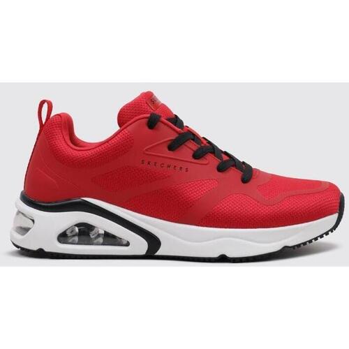 Chaussures Homme Baskets basses Skechers TRES-AIR UNO Rouge