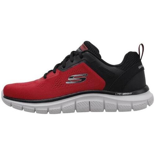 Chaussures Homme Baskets basses Skechers TRACK Rouge