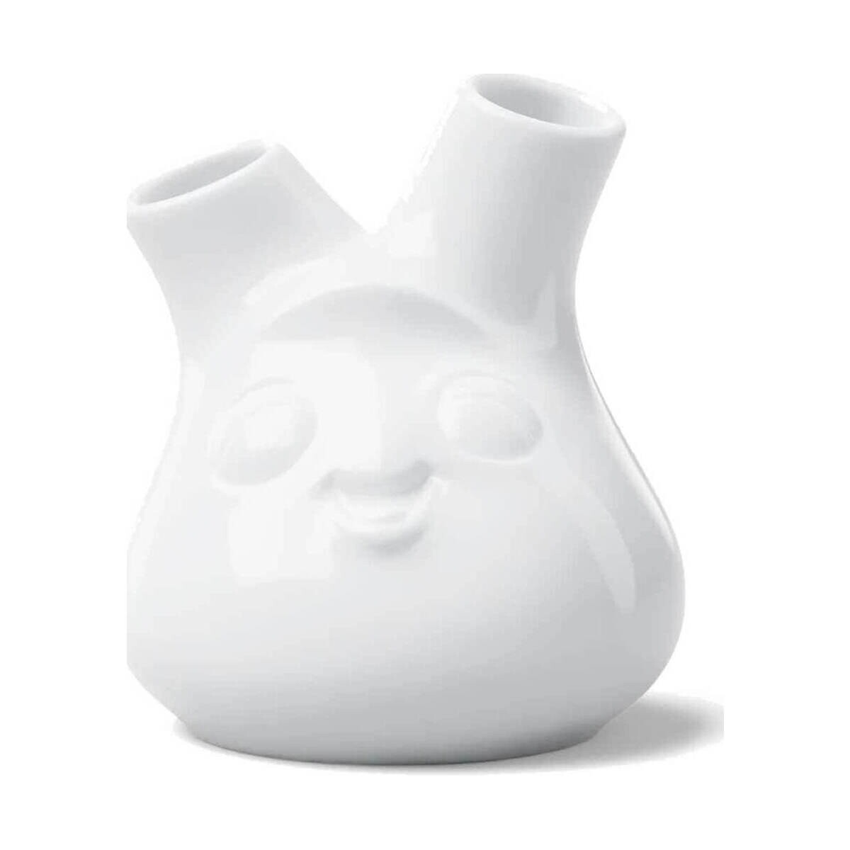 Maison & Déco Vases / caches pots d'intérieur Tassen Double petit vase Humeur en porcelaine  - Cheeky Blanc