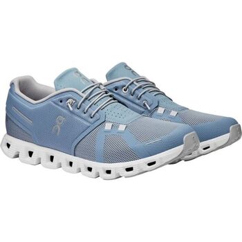 On Running Baskets Cloud 5 Homme Chambray/White Bleu