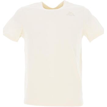 Vêtements Homme T-shirts manches courtes Kappa Cafers slim tee Beige