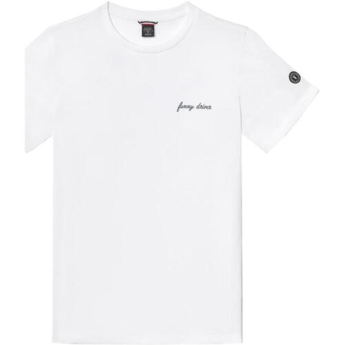 Vêtements Homme T-shirts manches courtes Le Temps des Cerises Boyle white tsh h Blanc