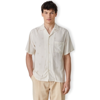 Vêtements Homme Chemises manches longues Portuguese Flannel Modal Dots Shirt - White Blanc