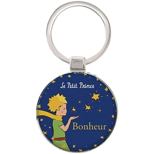 Accessoires textile Porte-clés Kiub Porte clefs rond en métal le Petit Prince - Bonheur Bleu