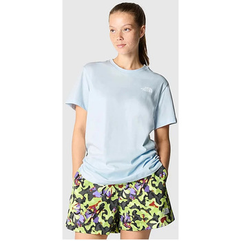 Vêtements Femme T-shirts manches courtes The North Face - W S/S REDBOX RELAXED TEE Bleu