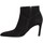 Chaussures Femme Bottines Freelance Forel 7 Low Zip Boot Velours Femme Noir Noir
