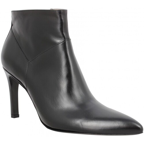 Chaussures Femme Bottines Freelance Forel 7 Low Zip Boot Cuir Lisse Femme Noir Noir