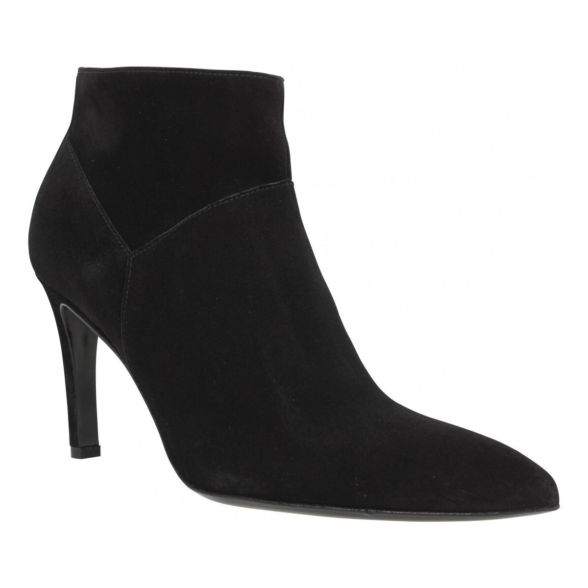 Chaussures Femme Bottines Freelance Forel 7 Low Zip Boot Velours Femme Black Noir