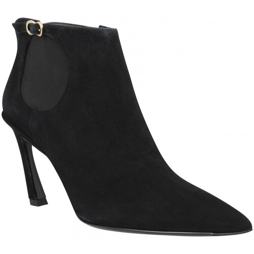 Chaussures Femme Bottines Freelance Petit : 1 à 2cm (velours) Femme Noir Noir