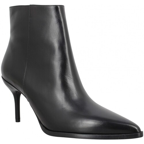 Chaussures Femme Bottines Freelance Jamie 7 Zip Boot Veau Lisse Brillant Femme Noir Noir