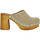 Chaussures Femme Mules Sandro Rosi 8839 Velours Femme Sable Beige